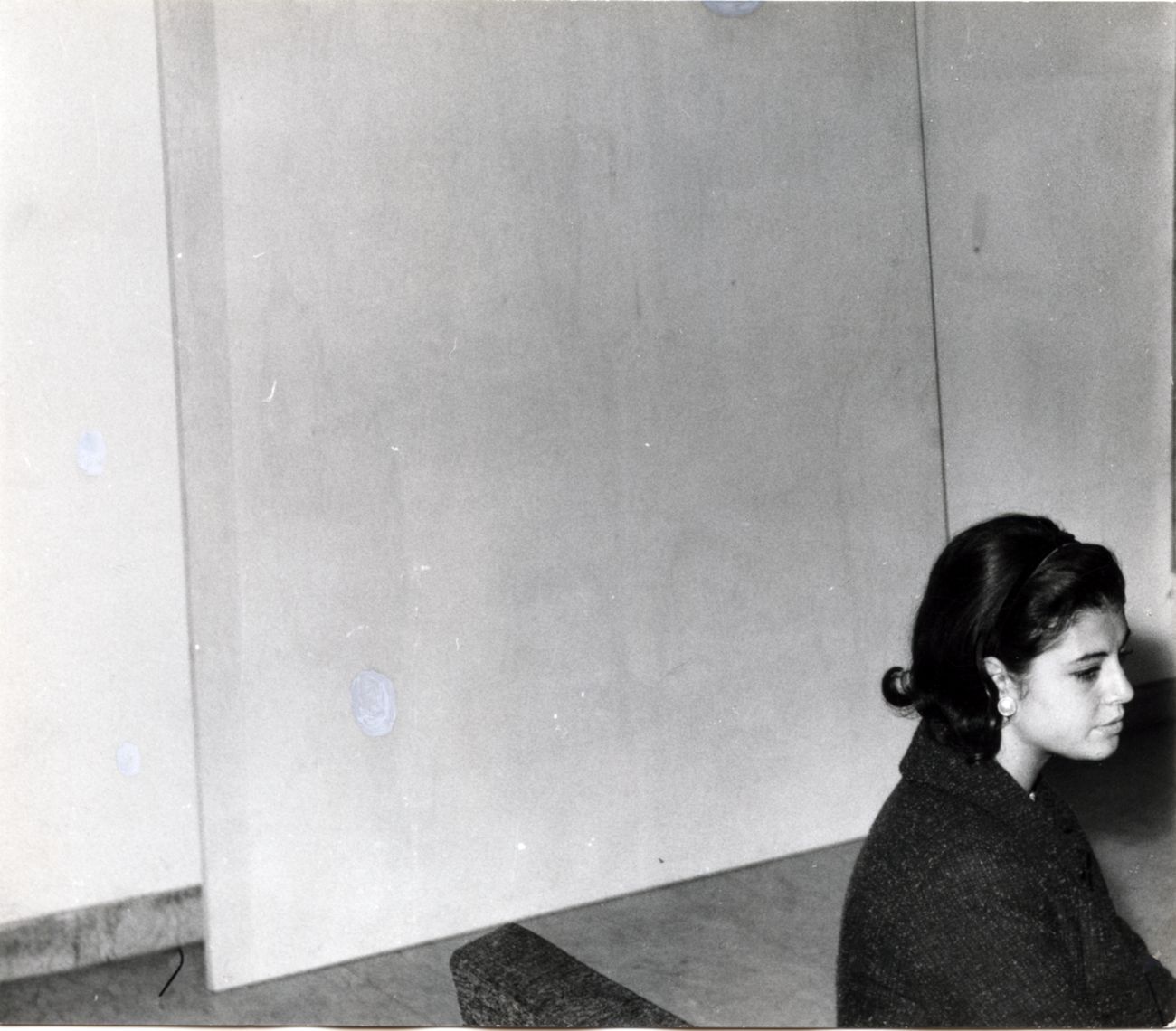 Giulio Paolini. Prima mostra personale alla Galleria La Salita, Roma 1964. Photo anonima