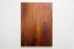 Giulio Saverio Rossi, Chiasmo legno, 2019, olio su lino, 55x38,5 cm