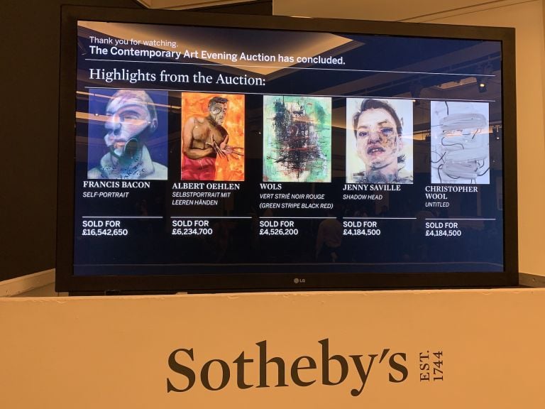 Evening Sale - aste estive da Christie's e Sotheby's a Londra - Giugno 2019