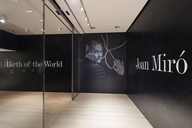 Installation view of Joan Miró Birth of the World, The Museum of Modern Art, New York © 2019 The Museum of Modern Art. Photo Denis Doorly