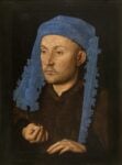 Jan van Eyck, Portrait of a Man with a Blue Chaperon, c. 1428−1430, Muzeul National Brukenthal, Sibiu (Romania)