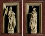Jan van Eyck, The Annunciation Diptych, c. 1433 1435, Museo Nacional Thyssen Bornemisza, Madrid