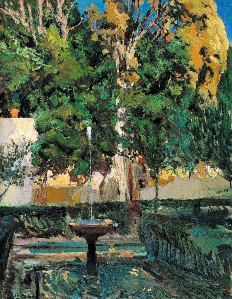 Joaquín Sorolla, Il cipresso di Sultana, Generalife, 1910. Collezione privata © Archivo fotográfico BPS