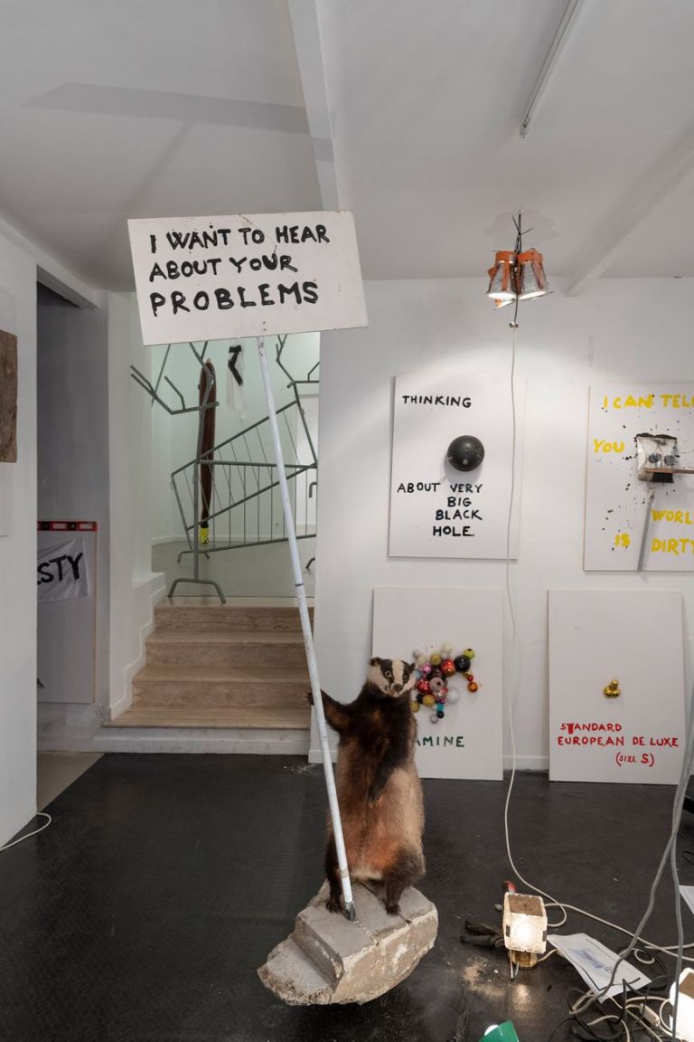 Krištof Kintera. No one has nothing. Installation view at z2o Sara Zanin Gallery, Roma 2019. Photo Giorgio Benni