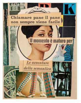 Lamberto Pignotti, Le avventure della semantica, 1965