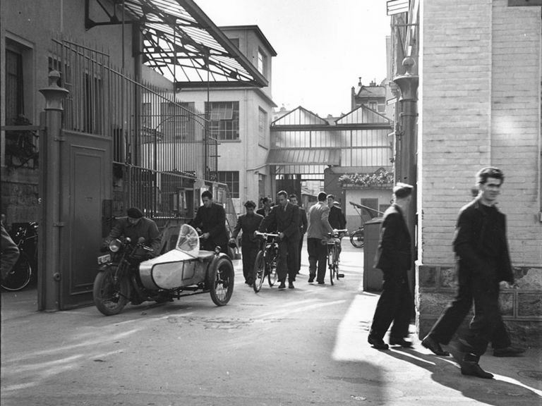 L'area che ospita MAMCO e CAC a Ginevra in una foto d'epoca