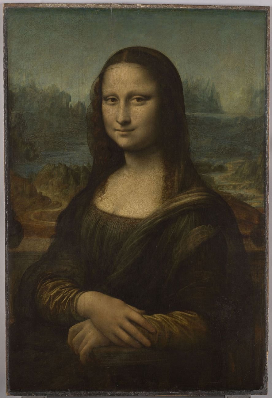 Leonardo da Vinci, La Gioconda, Parigi, Musée du Louvre © RMN Grand Palais (musée du Louvre) Michel Urtado