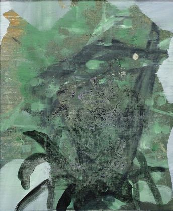Lorenzo Di Lucido, Erased 2017, olio su tela, 46x38 cm