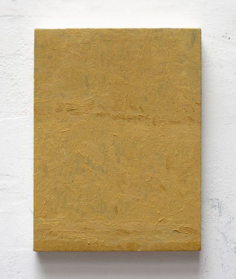Lorenzo Di Lucido, Ocretto, 2018, olio su tela, 34x24 cm