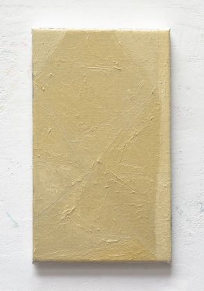 Lorenzo Di Lucido, Tessitura fertile, 2018, olio su tela, 20x30 cm