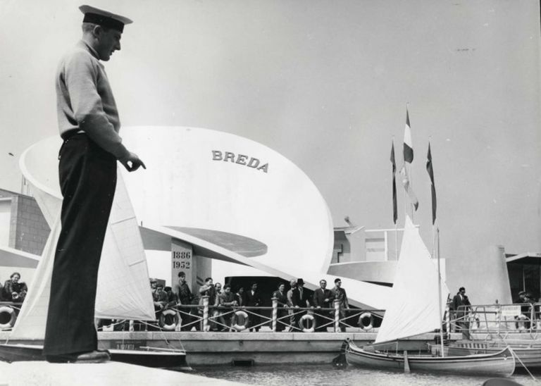 Luciano Baldessari, Padiglione Breda, Milano Trade Fair, 1952. Photo Archivio Breda