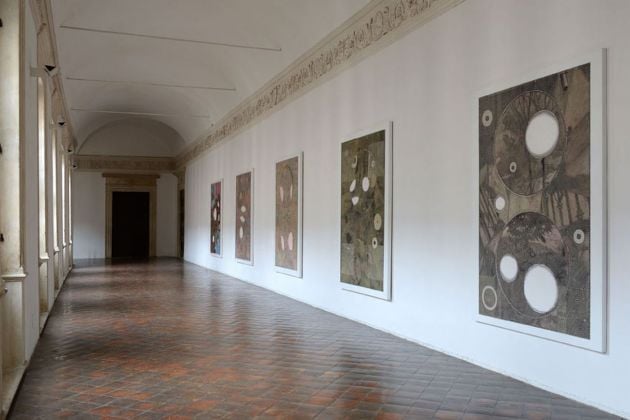 Luigi Carboni, opere 2013-18. Installation view at Galleria delle Marche, Palazzo Ducale, Urbino 2019. Photo Michele Sereni