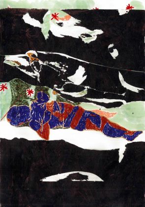 Marta Spagnoli, 80, 2017, tecnica mista su carta, 21x14,8 cm cadauno. Courtesy l'artista