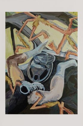 Maurizio Bongiovanni, Autopilot, 2018, oil on canvas, 70x100 cm