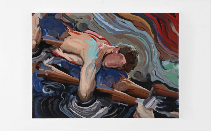 Maurizio Bongiovanni, Resist and Bite, 2017, oil on canvas, 70x50 cm