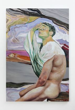 Maurizio Bongiovanni, The Vail, 2019, oil on canvas, 100x150 cm