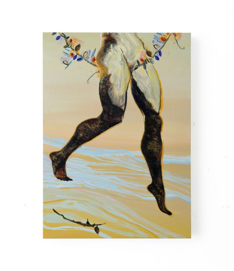 Maurizio Bongiovanni, Yellow Wellspring, 2019, oil on canvas, 50x70 cm