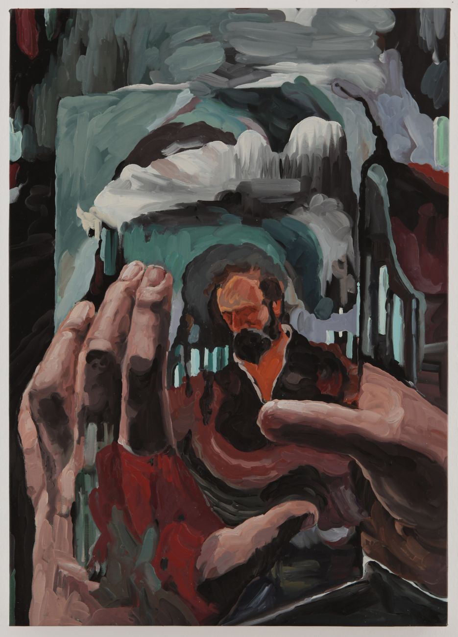 Maurizio Bongiovanni, Your Own Saint, 2018, oil on canvas, 50x70 cm