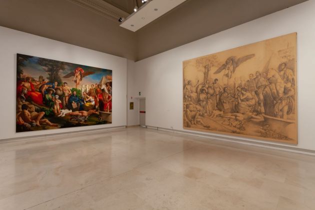 Mostre in mostra. Carlo Maria Mariani. Installation view at Palazzo delle Esposizioni, Roma 2019. Photo © Paolo Darra