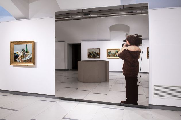 Padre e figlio. Installation view at Palazzo Gromo Losa, Biella 2019. Photo Damiano Andreotti