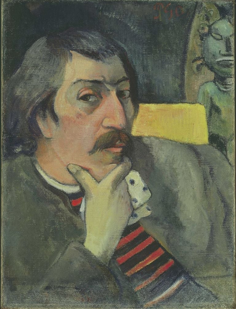 Paul Gauguin, Self Portrait with Idol, McNay Art Museum, Sant'Antonio, Texas