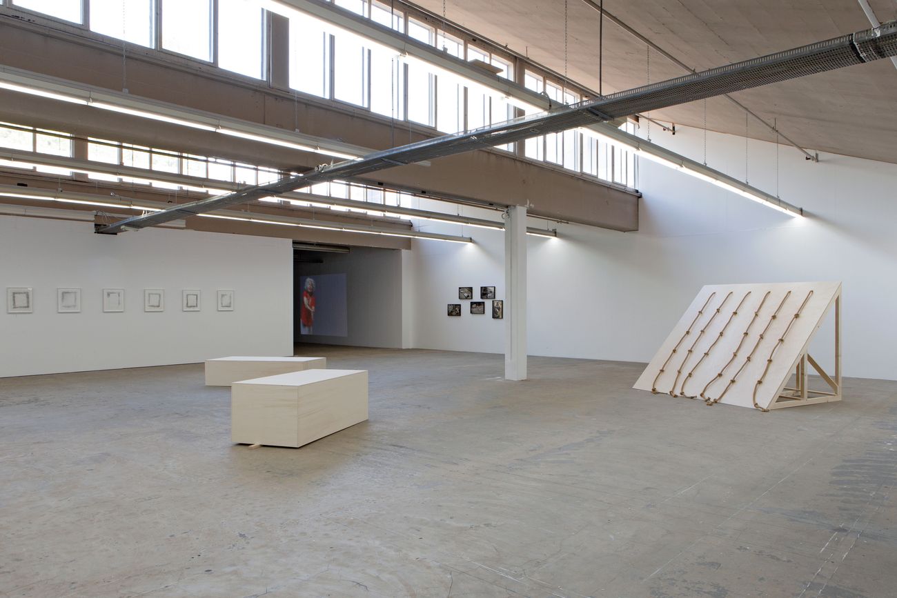 Simone Forti. Installation view at Kunsthaus Baselland, Basel 2019. Photo Gina Folly