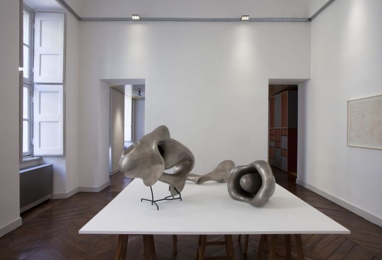 Tunga. Exhibition view at Galleria Franco Noero, Torino 2019. Photo Sebastiano Pellion di Persano
