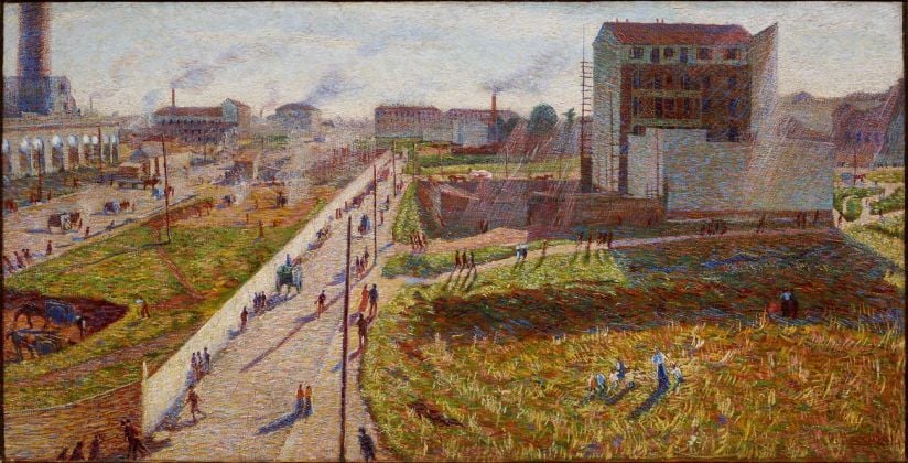 Umberto Boccioni, Officine a Porta Romana, 1909-10. Collezione Intesa Sanpaolo