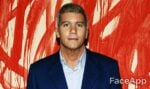 Larry Gagosian con Face App