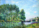 Alfred Sisley Tournant du Loing à Moret. Printemps, 1886 Olio su tela, 54,2x73,6 cm Collezione Pérez Simón, Messico 