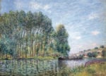 Alfred Sisley Tournant du Loing à Moret. Printemps, 1886 Olio su tela, 54,2x73,6 cm Collezione Pérez Simón, Messico 