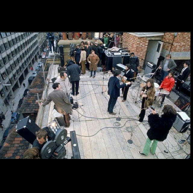 The Beatles' rooftop concert ph Shaun Wong, fonte Flickr