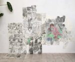 Marta Roberti, NATURAL ASSEMBLAGE 1 (2018), pastelli a olio e grafite su carta, 280 x 475 cm