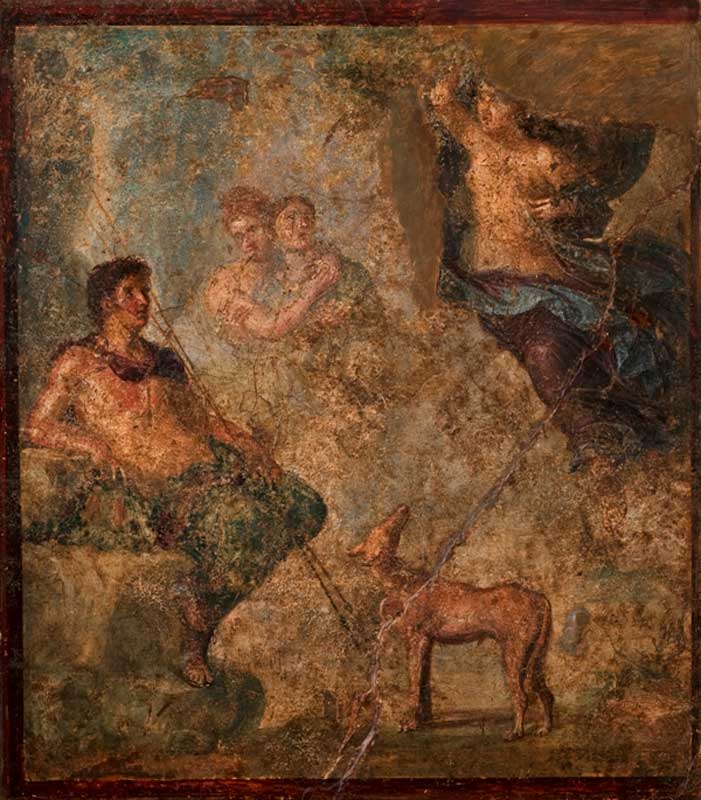 Selene ed Endimione - Casa dei Dioscuri Pompei, MANN di Napoli