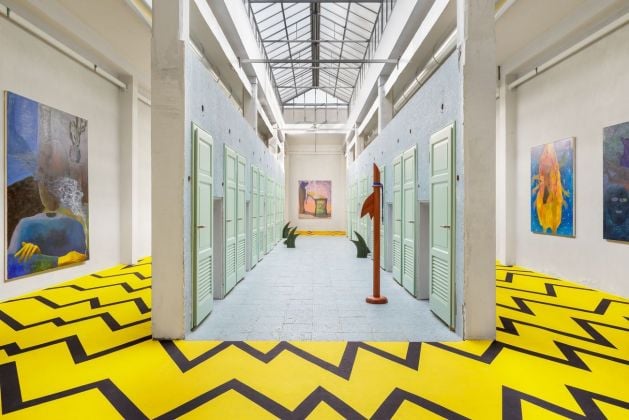 Alessandro Fogo. Installation view at Palazzina dei Bagni Misteriosi, Milano 2019. Photo Agnese Bedini e Melania Dalle Grave per DSL Studio