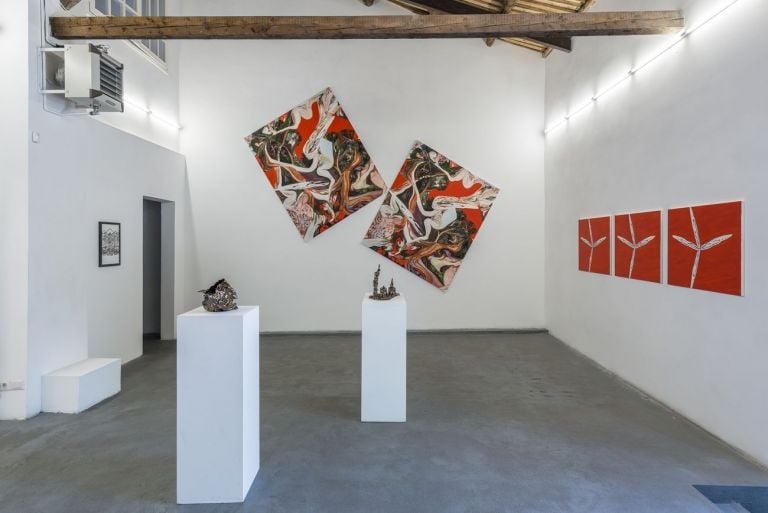 Alessandro Giannì, L’apocalisse dell’ora, exhibition view at AlbumArte, Roma 2019, photo Sebastiano Luciano, courtesy AlbumArte