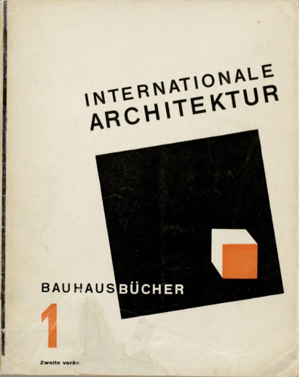 Bauhausbücher #1. Walter Gropius (ed.), Internationale Architektur, 1925