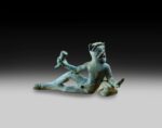 Bronze reclining satyr from the rim of a vessel500–400 BCPossibly from Chiusi, Tuscany (c) Ashmolean Museum, University of Oxford
