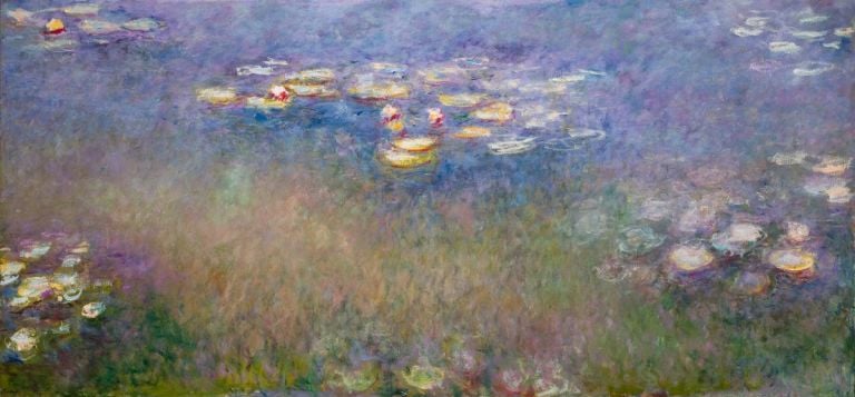 Claude Monet, Water Lilies (Agapanthus), c. 1915–26, Saint Louis Art Museum, The Steinberg Charitable Fund
