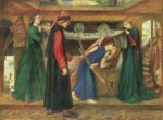 Dante Gabriel Rossetti, Il sogno di Dante alla morte di Beatrice, 1856 ©Tate, London 2019