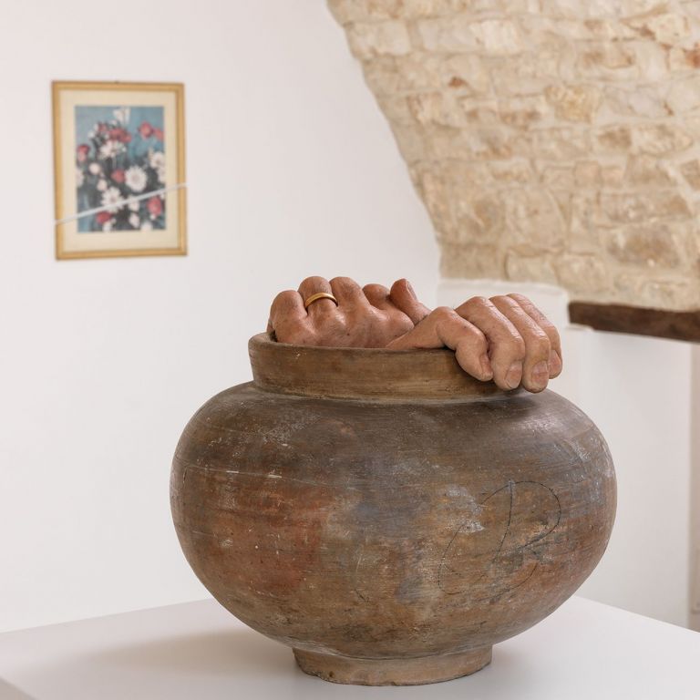 Dario Agrimi. Mozzafiato. Installation view at Galleria Cattedrale, Conversano 2019. Photo credits © 2019 Marino Colucci – Sfera