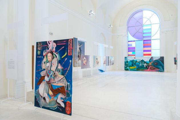 Davide Serpetti, Resistenze. Installation view at Palazzo dell’Emiciclo, L’Aquila, 2019. Photo Alberto Blasetti