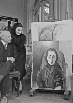 Edward Quinn, Picasso con la sua sposa Jacqueline Roque © Edward Quinn, VEGAP, Barcelona 2019 © Sucesión Pablo Picasso, VEGAP, Madrid 2019
