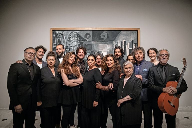 Familia Morente, Compases, silencios y libertad, performance al Museu Picasso, Barcellona, 27 maggio 2019. Courtesy of the artists. Museu Picasso, Barcellona. Photo David Airob