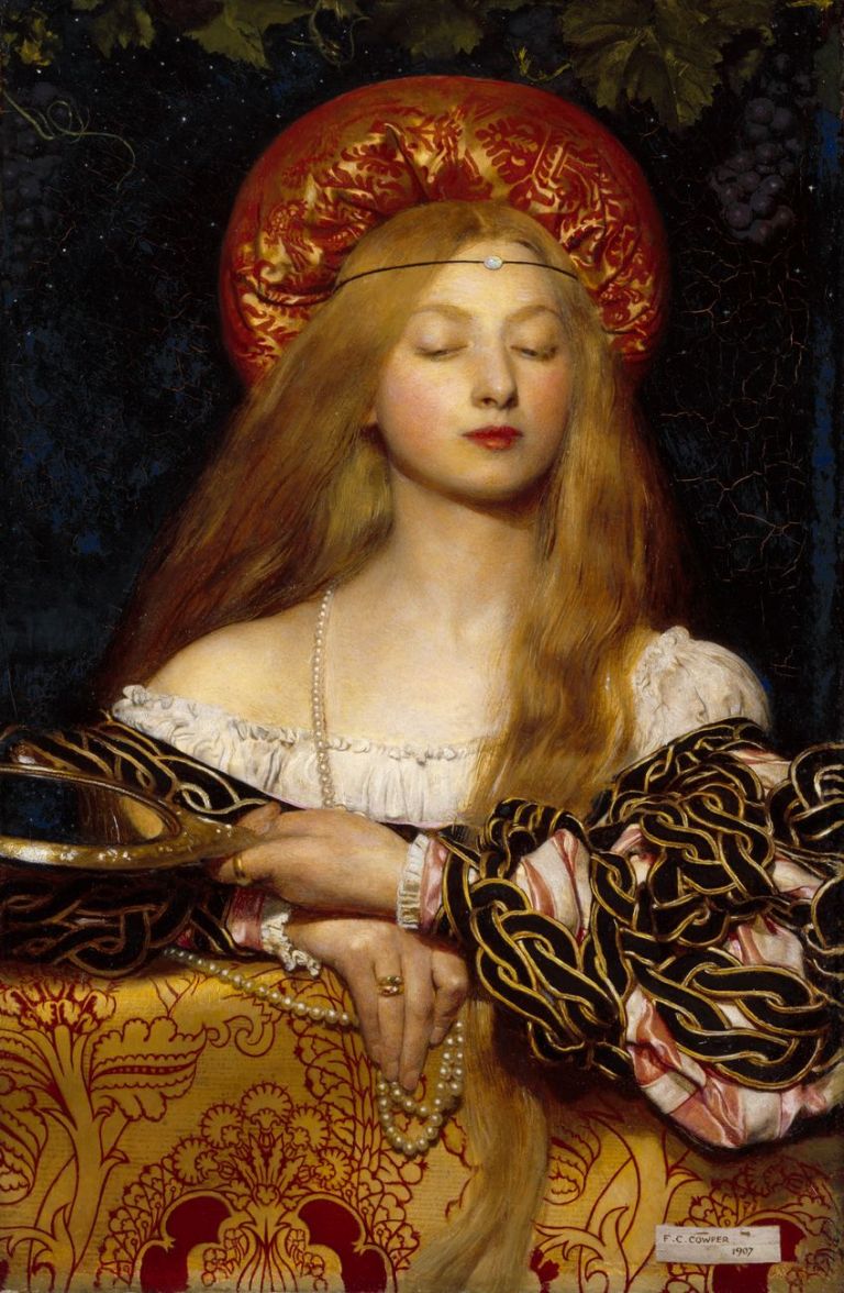 Frank Cadogan Cowper R.A., Vanity, 1907. Royal Academy of Arts, Londra © Royal Academy of Arts, Londra. Photo John Hammond