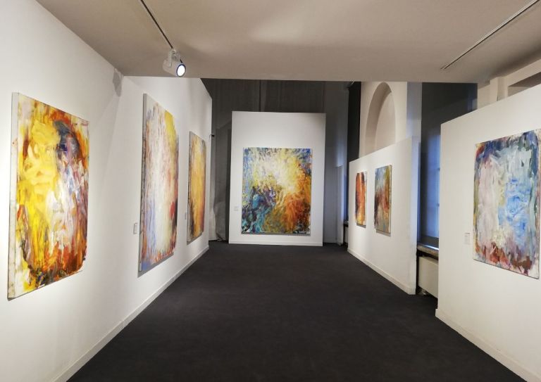 Frank Holliday in Rome. Exhibition view at Museo Carlo Bilotti, Roma 2019