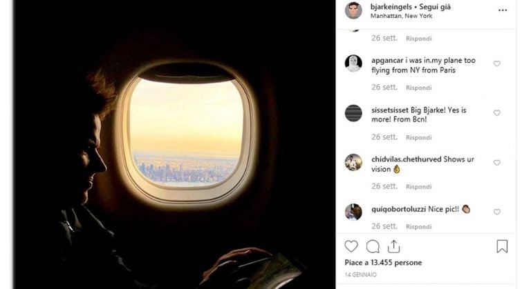 Frequent Flyers. Bjarke Ingels da Instagram