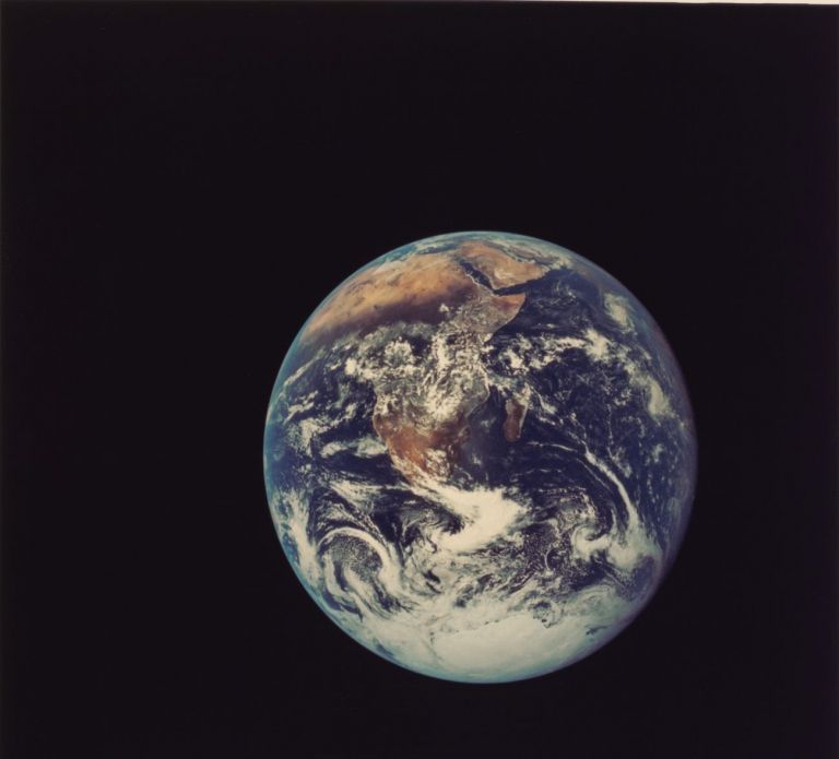 Harrison Schmitt, NASA Apollo 17. Blue Marble, 1972