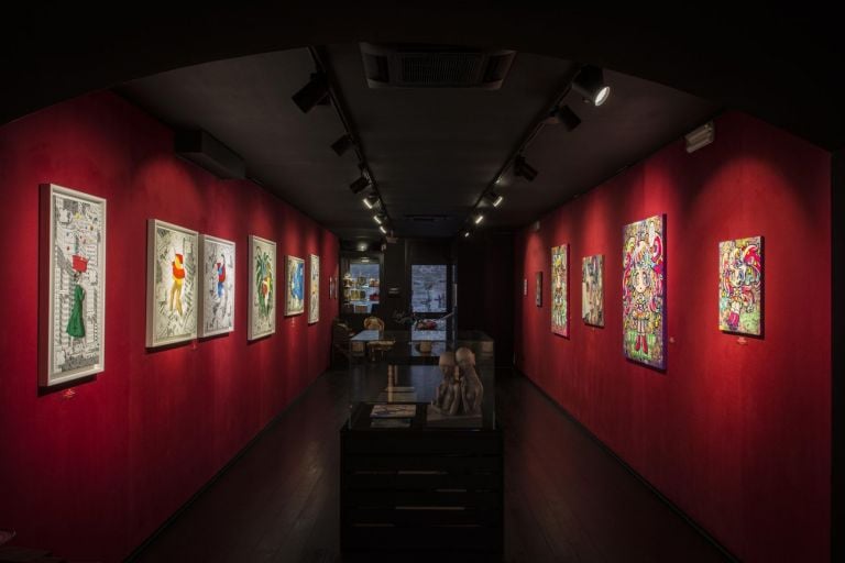 Hikari Shimoda & Millo. Exhibition view at Dorothy Circus Gallery, Roma 2019