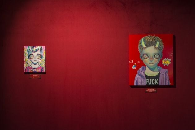 Hikari Shimoda. Exhibition view at Dorothy Circus Gallery, Roma 2019
